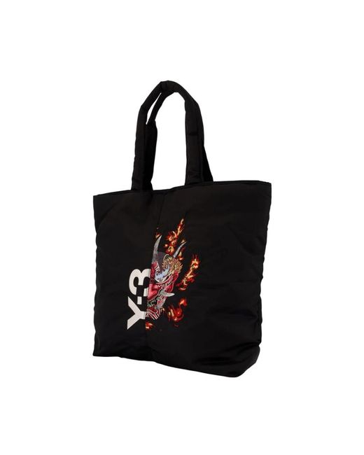Y-3 Black Shopping Bags