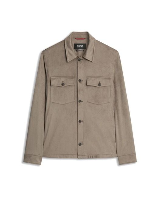 Cinque Cimulti Overshirt in het Brown voor heren