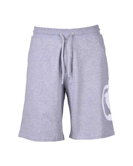 Bikkembergs Blue Casual Shorts for men