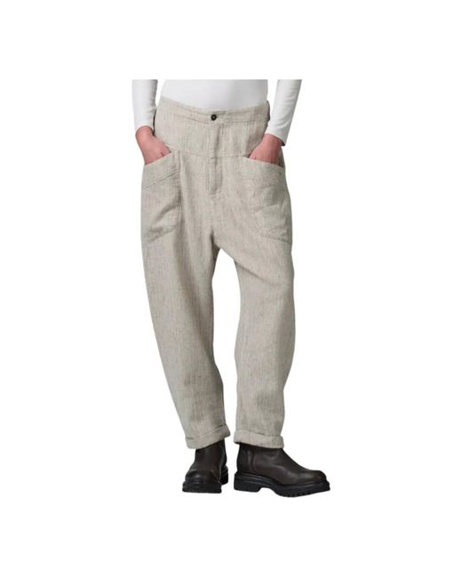 Transit Straight Trousers in het Gray