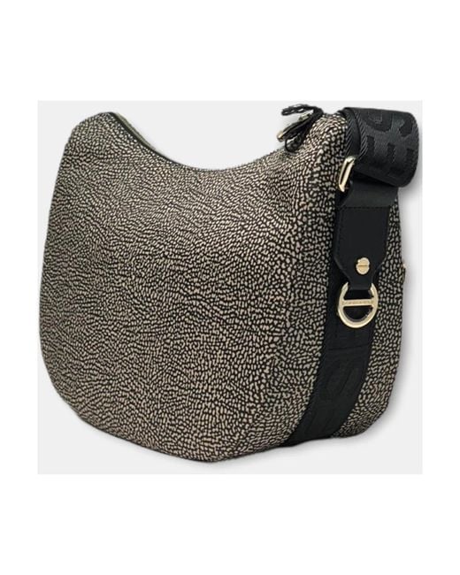 Borbonese Shoulder Bags in het Gray