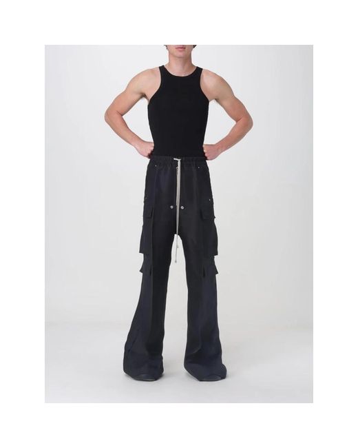 Rick Owens Stylische Drop-Crotch-Hosen Mit Elastischem Bund in Black für Herren