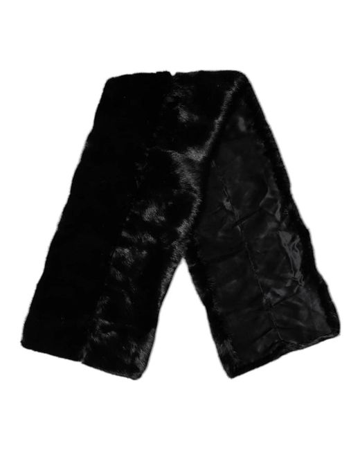 Dolce & Gabbana Black Winter Scarves