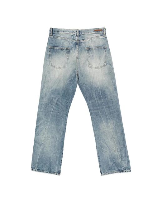 1989 STUDIO Blue Straight Jeans for men
