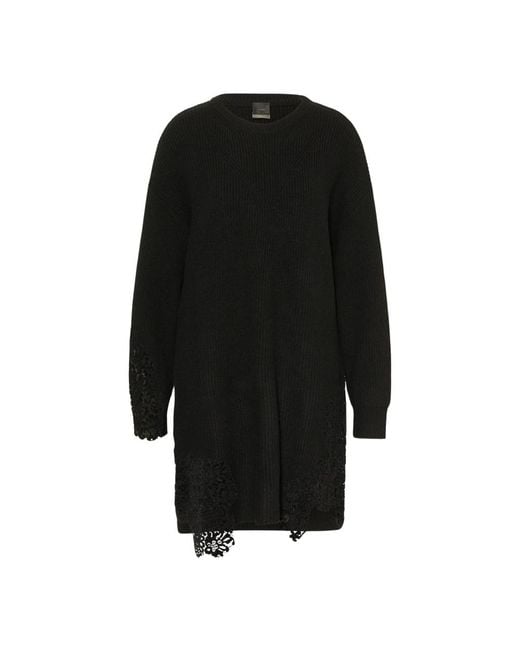 Pinko Black Knitted Dresses