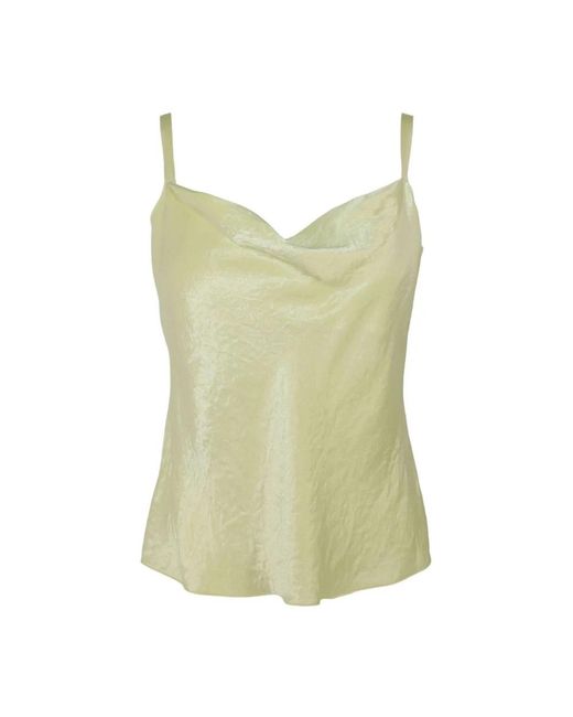 Sleeveless Tops Vince en coloris Green