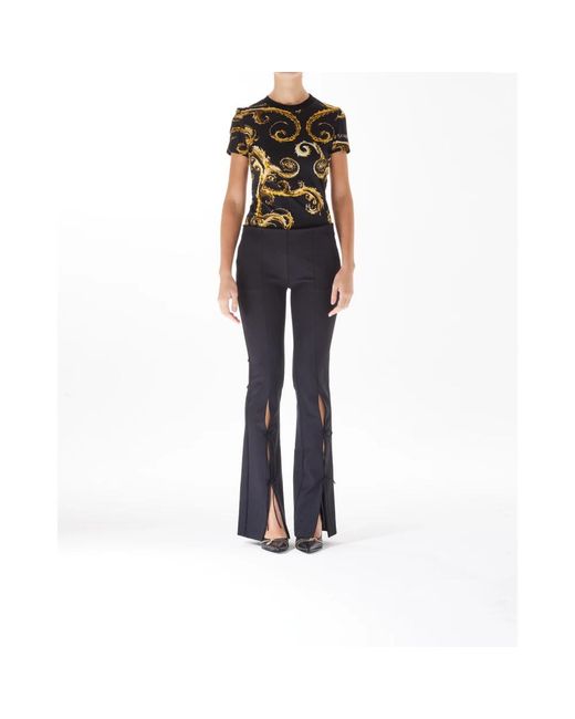 Versace Jeans Couture Blue Wide Trousers