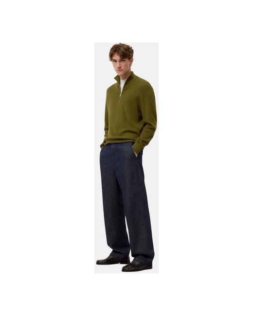 Closed Blue Wide Trousers for men