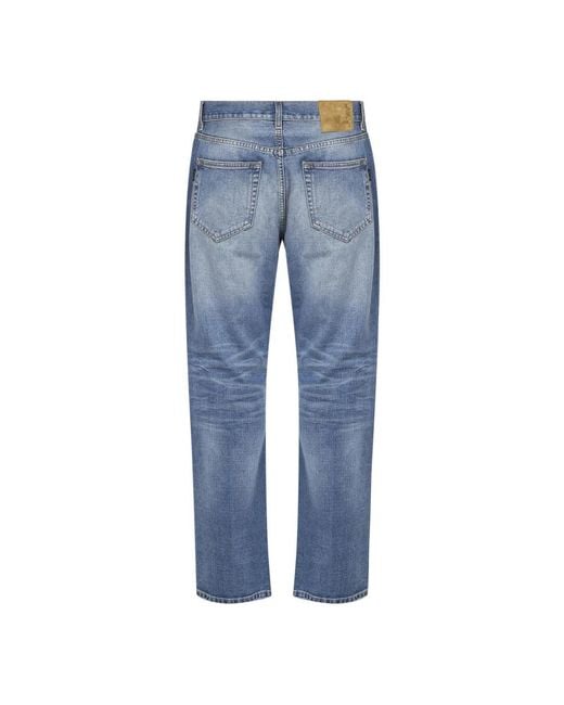 Haikure Blue Straight Jeans for men