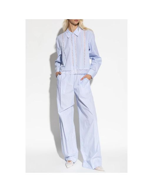 Shirts di LoveShackFancy in Blue