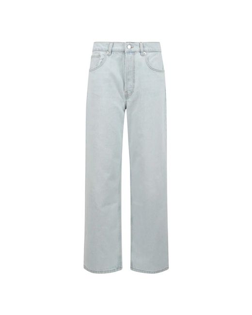 Anine Bing Vintage Wide Leg Jeans in het Gray