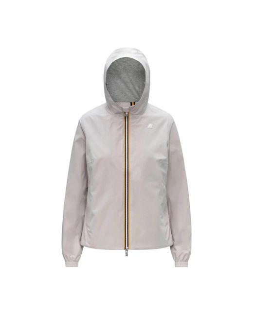 Rain Jackets K-Way en coloris Gray