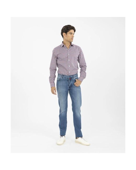 Kiton Blue Slim Fit Jeans for men