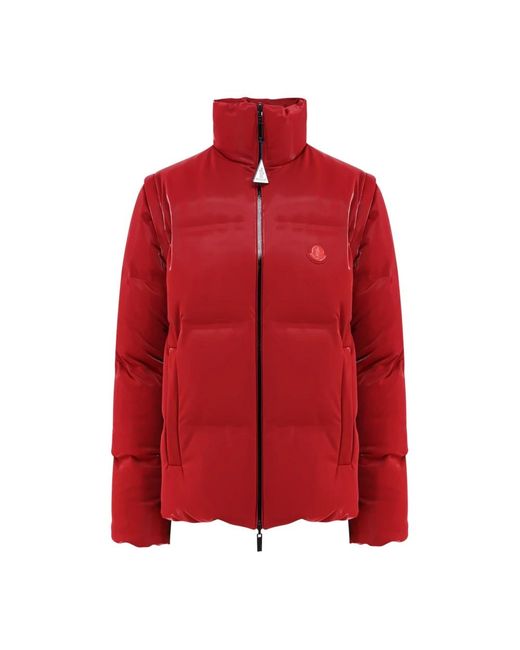 Moncler Down Jackets in Red for Men | Lyst UK