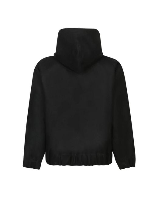 Sacai Black Zip-Throughs for men