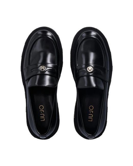 Liu Jo Black Loafers