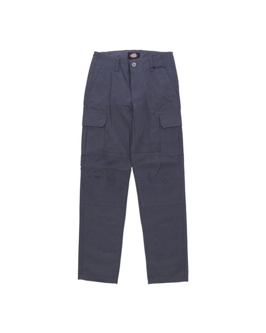 Dickies Blue Straight Trousers for men