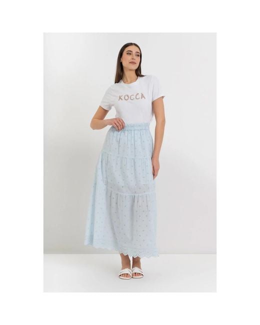 Maxi Skirts Kocca de color Blue