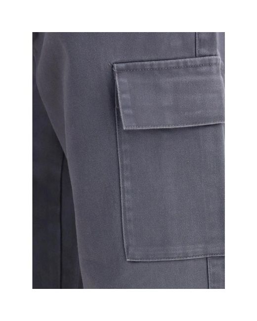 GR10K Blue Straight Trousers for men