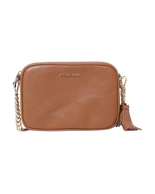 Cross Body Bags di Michael Kors in Brown
