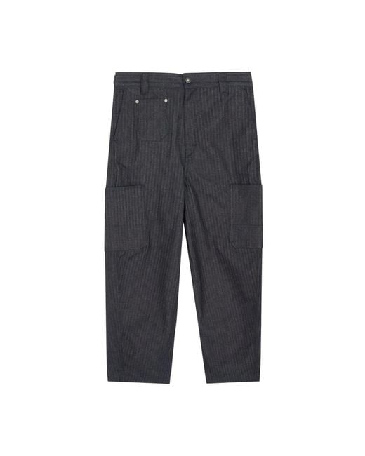 Givenchy Gray Straight Trousers for men