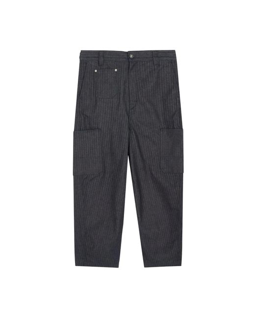 Givenchy Gray Straight Trousers for men