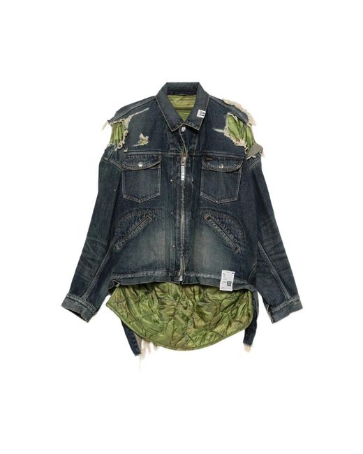 Denim Jackets Maison Mihara Yasuhiro pour homme en coloris Green