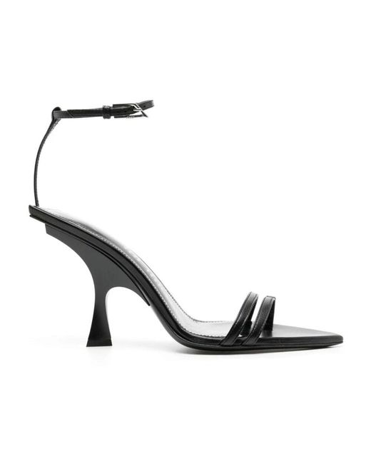 The Attico Black High Heel Sandals