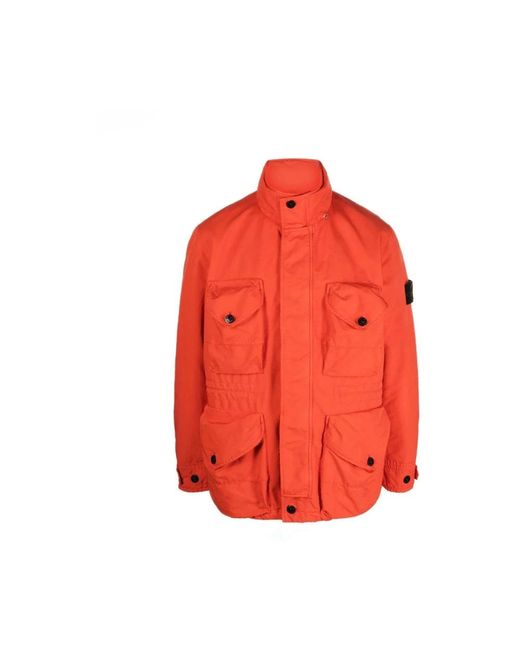 Light Jackets di Stone Island in Red da Uomo