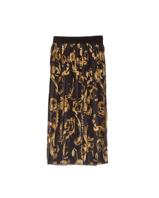 Versace Jeans Couture Brown Midi Skirts