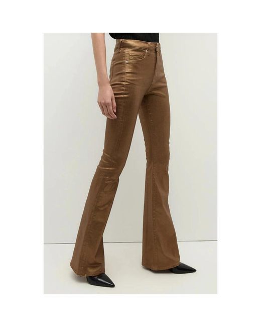 Veronica Beard Brown Flare Jeans