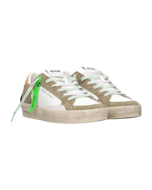 Crime London Green Sneakers for men