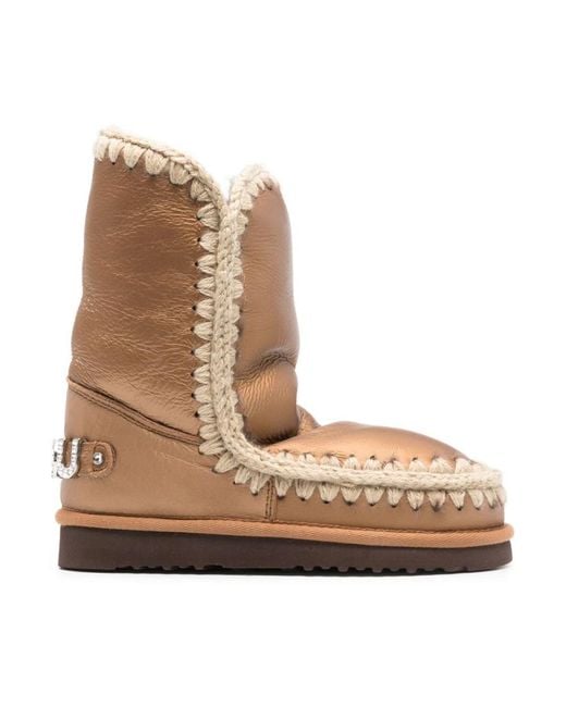 Mou Brown Winter Boots