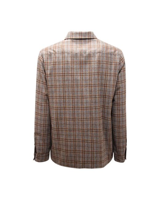 Mazzarelli Brown Light Jackets for men