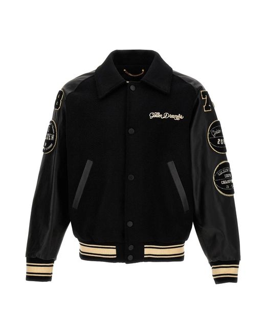 Golden Goose Deluxe Brand Black Bomber Jackets for men
