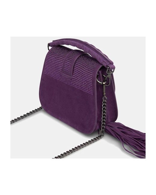 Handbags di Alma En Pena. in Purple