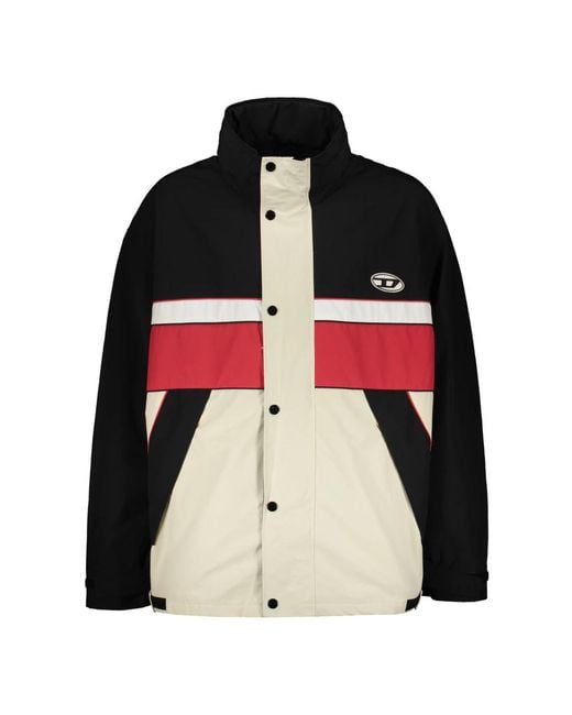 DIESEL Black Light Jackets for men