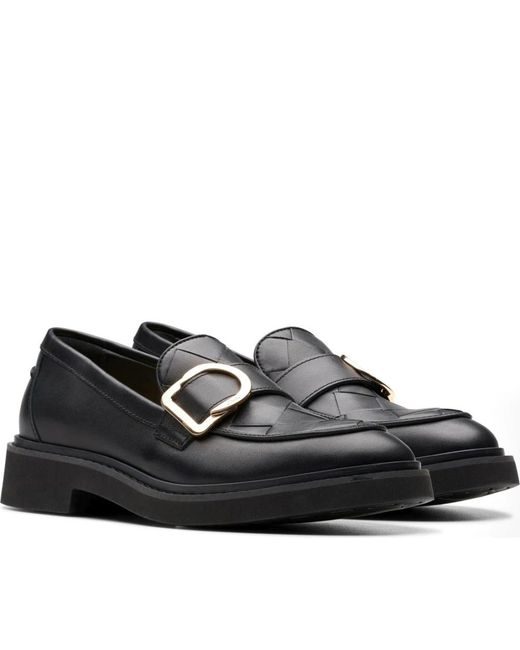 Clarks Black Loafers