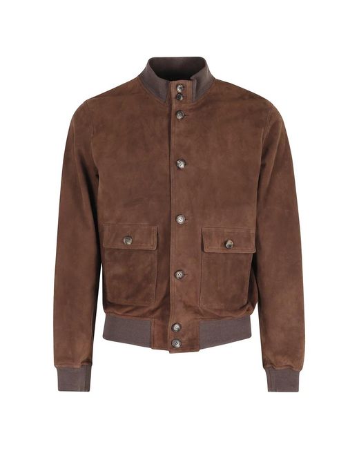 Stewart Brown Leather Jackets for men