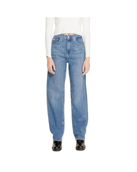 Calvin Klein Blue Loose-Fit Jeans
