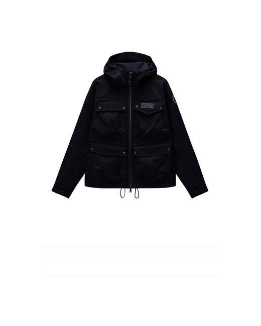 Napapijri Black Light Jackets for men