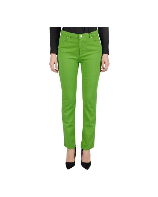Kiton Green Slim-Fit Jeans