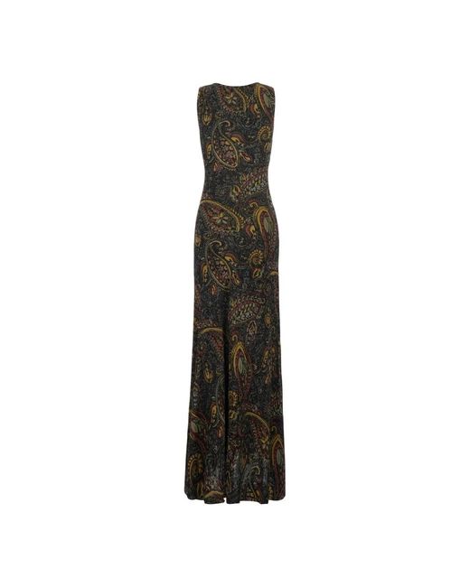 Etro Black Maxi Dresses
