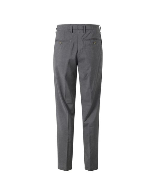 Myths Gray Slim-Fit Trousers for men