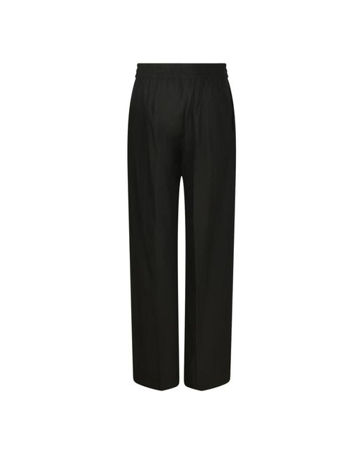 P.A.R.O.S.H. Black Wide Trousers