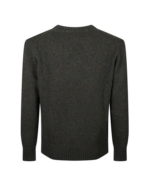 Kangra Feiner Wollpullover Mit Rundhalsausschnitt in Green für Herren