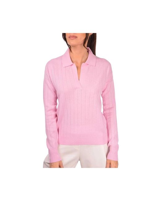 Gran Sasso Pink Polo Shirts