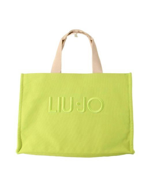 Liu Jo Yellow Tote Bags