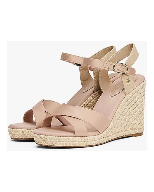 Wedges di Tommy Hilfiger in Metallic