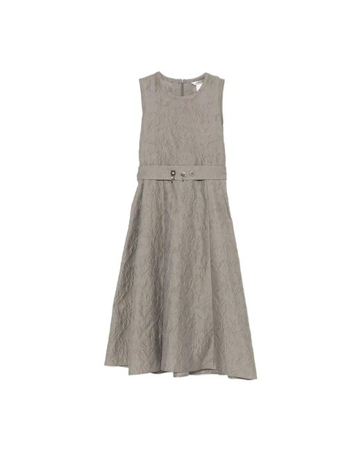 Max Mara Gray Elegante Zeitlose Kleider Kollektion